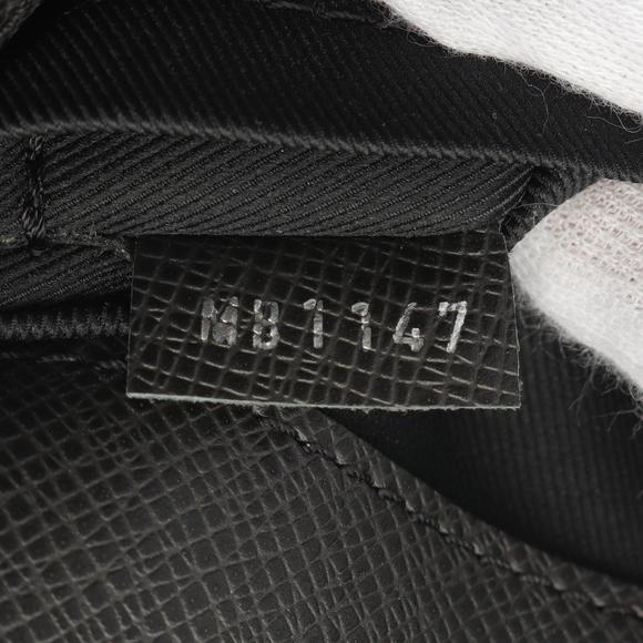 Louis Vuitton Anton Leather Taiga Tote Black Handbag - Picture 6 of 7